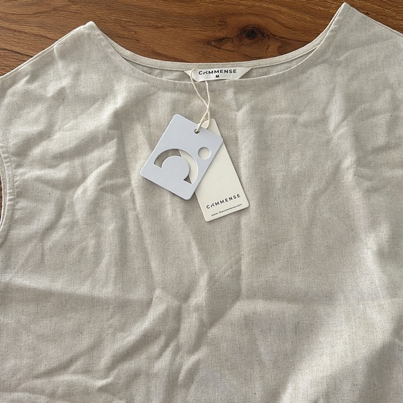 New with tags Commense linen short set - Picture 2 of 5